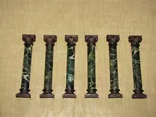 Antique Ingraham Clock Column Set