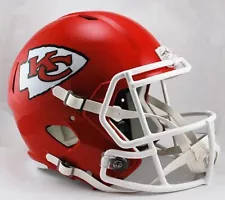 *SALE* KANSAS CITY CHIEFS NFL FULL SIZE SPEED REPLICA FOOTBALL HELMET RIDDELL!