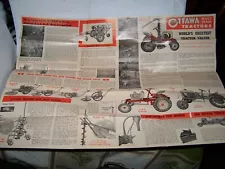 OTTAWA Tractor Mower Saw Trencher Mower Tiller Farm Garden SALES POSTER WOW!!