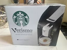 STARBUCKS VERISMO 580 ESPRESSO MACHINE K-fee NEW. Black