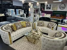 Chesterfield Living Room Sofa Set