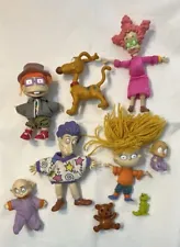 Vintage Nickelodeon Rugrats Movie Doll Puppet Figures Mattel 1997 Lot Reptar