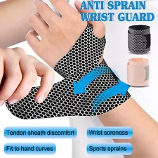 Ultra Thin Wrist Wraps Stabilizer for Tendonitis, Arthrits Pain Relieving Gym US