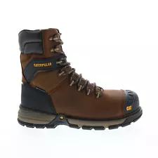 Caterpillar Excavator 8" Superlite WP TX Carbon Mens Brown Work Boots