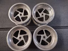 T-MAXX E-MAXX SILVER ALUMINUM 3.2 RIMS BILLET WHEELS 14mm Hex SAVAGE MGT HCR UE