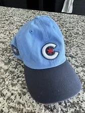 Men's '47 Light Blue Chicago Cubs City Connect Clean Up Adjustable Hat