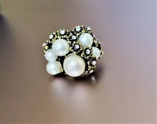 Vintage Faux Pearl Ring For Her