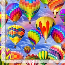 Hot Air Balloon Balloons Fiesta CD2012 Timeless Treasures durable cotton Fabric