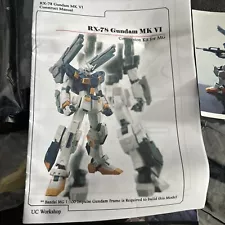 RX-78 Gundam MK VI 1/100 Conversion Kit For MG Impulse