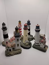 Miniature Resin Lighthouse Lot of 7