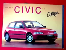 1995 HONDA CIVIC 1.3 COLLEGE Sales Brochure GERMAN MARKET & TEXT