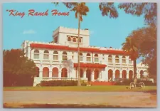 Kingsville Texas~King Ranch Home @ King Ranch~Continental Postcard