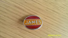 Vintage James Motorcycle Enamel Badge