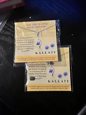 KALLATI ~ Two Loose Tanzanite Gem Stones