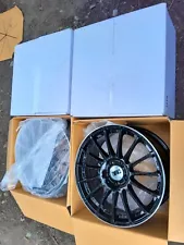 4X 18" DRC BLACK ALLOY WHEELS MERCEDES A-CLASS C-CLASS CLA AMG CHEAPEST ON EBAY