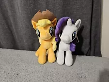 MLP My Little Pony Applejack & Rarity 4DE 4th Dimension Entertainment Plushies