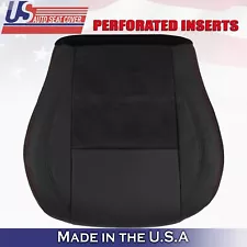 2006 to 2010 For Dodge Charger RT Driver Bottom Perf Leather Seat Cover Black