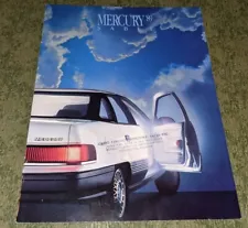 1989 MERCURY SABLE SHOWROOM SALES BROCHURE Sales GS Sedan Wagon Photo Michigan