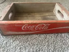 Wooden Coca-Cola Soda Box 12" x 18"