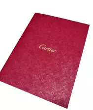 Cartier Photo Frame red Not For Sale MINT