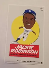 JACKIE ROBINSON Dodgers #ed/99 Made 2014 Topps MLB illustrations 5x7 .75 card