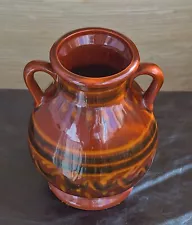 Unique Handmade Ceramic Vase for Sale, 16 cm Height. Made in Ukraine.