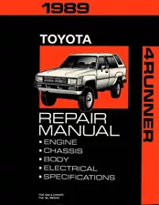 1989 Toyota 4-Runner Shop Service Repair Manual Book Engine Drivetrain OEM (For: 1989 Toyota 4Runner)