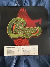 Chicago VIII 1975 PROMO COPY LP Album Demo Not For Sale