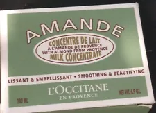 L'OCCITANE Almond Milk Concentrate 200ml/6.9oz NIB Factory Foil Sealed Jar (J1)