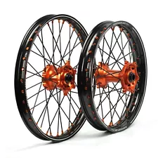 MXCHAMP A90 Dirt Bike Wheels Set 21"/18" for KTM 125SX 250SXF EXCF XCF 15-25