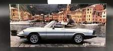 1984 Alfa-Romeo Promotional Panoramic Postcards-Spider and GTV-6 Sportscars