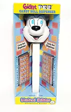 RARE GIANT Candy Roll Dispenser White PET PEZ - NEW IN BOX Limited edition