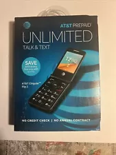 AT&T PREPAID CINGULAR FLIP 2 CELL PHONE NO CONTRACT! Factory Sealed!!