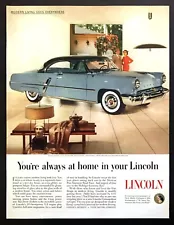 1953 Lincoln Capri 2-door Hardtop photo Beautiful & Functional vintage print ad