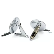 FOR CADILLAC ELDORADO 1953 1954 - 1969 70 PAIR CHROME DOOR MIRRORS ( 2 PIECES )