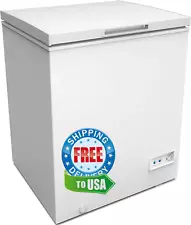 Chest Freezer 5.0 cu. ft. Garage Ready in White Avanti