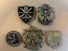 5 US NAVY BRASS PLAQUE'S NO WOOD