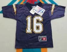 NWT Vintage Ryan Leaf San Diego Chargers Jersey Made In USA Child Toddler 5/6