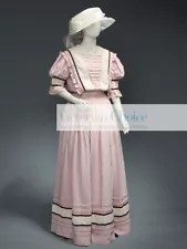 Edwardian 1910s Downton Abbey Titanic Vintage Dress Halloween Costume 207 XXXL