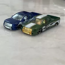 Hot Wheels Nissan Titan Lot Of 2 Loose