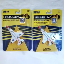 Daron Runway 24 F-16A Fighting Falcon USAF Thunderbirds Lot Of 2 For Sale