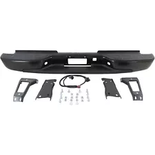 Step Bumper For 2001-2006 Chevrolet Silverado 2500 HD Sierra 3500 Black Rear (For: 2003 Chevrolet)