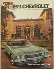 CHEVROLET CAPRICE Impala BEL AIR USA Car Sales Brochure For 1973 #2222