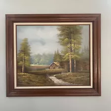 JACOB COLLINS, Cabin in The Woods, Oil on Canvas, c. 2000s