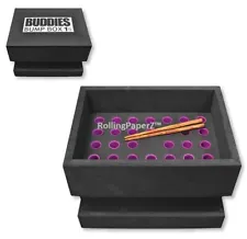 Buddies Bump Box CONE Filler Loads 34 Pre-Rolled 1 1/4 Size Raw Cones at Once