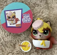 Littlest Pet Shop LPS Fox 4-141 Hungry Pets Ramen Noodle