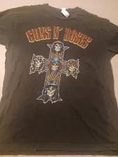 Guns And Roses Large T Shirt