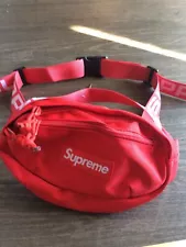 Red supreme FANNY PACK BELT BAG. BRAND NEW WITH TAGS AUTHENTIC!! FAST FREE SHIP!