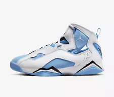 Nike Air Jordan True Flight White UNC University Blue Carolina 342964-140 Men's