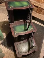 Antique telephone table from the early 1900s. Beautiful piece.